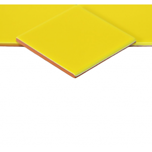 Керамическая плитка Modern Ceramics Mini Tile Yellow glossy 9,9*9,9 желтая